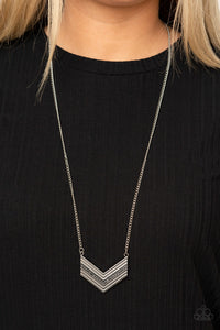 Armed And FABULOUS Silver Necklace