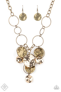 Learn The HARDWARE Way Brass Necklace