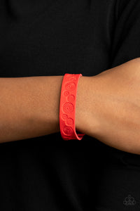 Follow The Wildflowers Red Bracelet