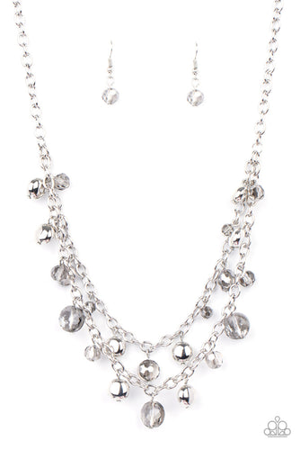 Etherally Ensconced Silver Necklace