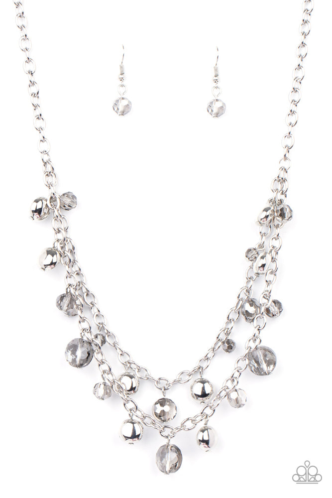 Etherally Ensconced Silver Necklace