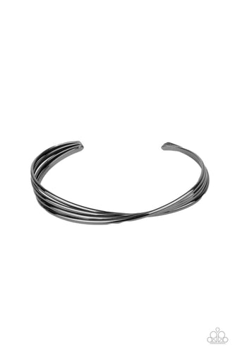 Bringing Basics Back Black Bracelet