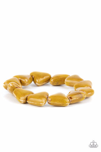 SHARK Out Of Water Yellow Bracelet