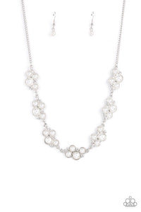 GRACE To The Top White Necklace