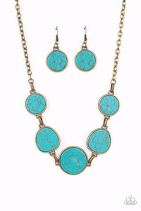 Santa Fe Flats Brass Necklace