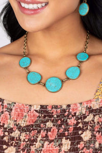 Santa Fe Flats Brass Necklace