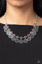 Load image into Gallery viewer, Mandala Movement Red Necklace