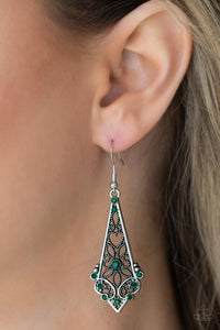 Casablanca Charisma Green Earring