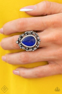 Iridescent Icy Blue Ring