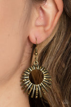 Load image into Gallery viewer, Rebel Resplendence Brass Earring