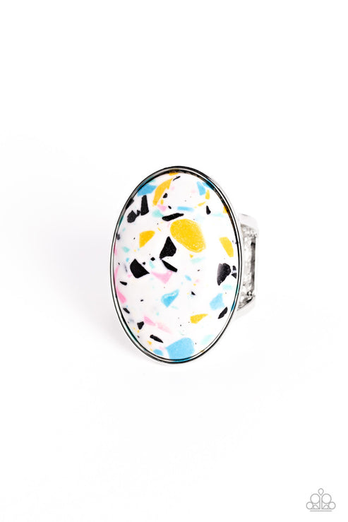 Terrazzo Tease White Ring