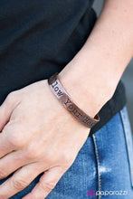 Load image into Gallery viewer, Wherever Your Heart Takes You Copper Bracelet