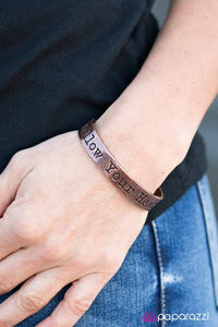 Wherever Your Heart Takes You Copper Bracelet