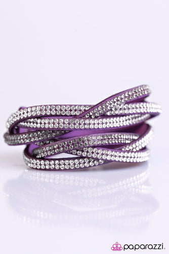 Send In The Sparkle! Purple Bracelet