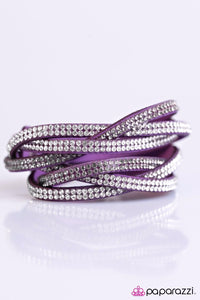Send In The Sparkle! Purple Bracelet