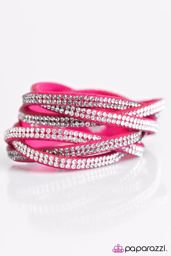Send In The Sparkle! Pink Bracelet