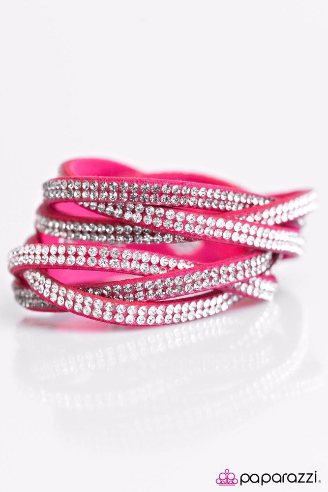 Send In The Sparkle! Pink Bracelet