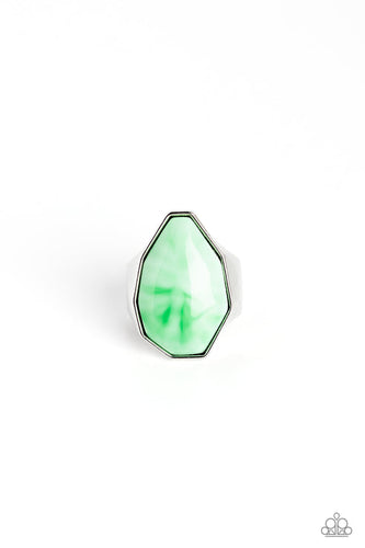 Never Say TIE DYE Green Ring