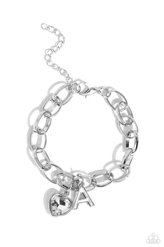 Guess Now Its INITIAL White Bracelet - A
