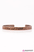 Load image into Gallery viewer, I Can And I Will Copper Bracelet