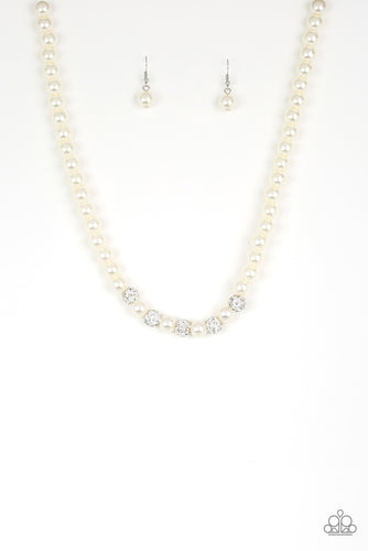 Posh Boss White Necklace