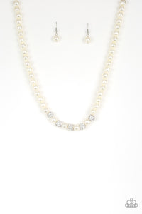 Posh Boss White Necklace