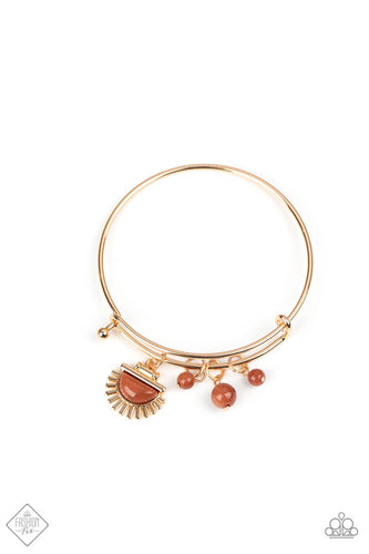 Mind, Body, and SOL Gold Bracelet