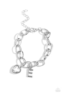 Guess Now Its INITIAL White Bracelet - E