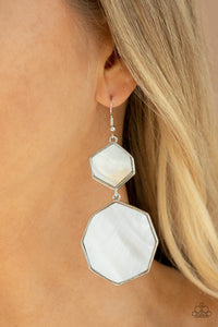 Vacation Glow White Earring