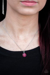Flower Formal Pink Necklace