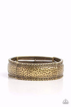 Load image into Gallery viewer, Textile Tenor Brass Bracelet