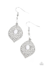 Load image into Gallery viewer, Perky Perennial White Earring