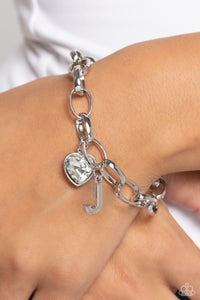 Guess Now Its INITIAL White Bracelet - J
