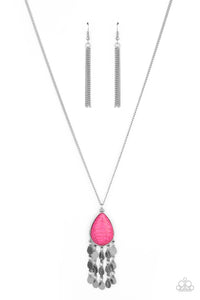 Musically Mojave Pink Necklace