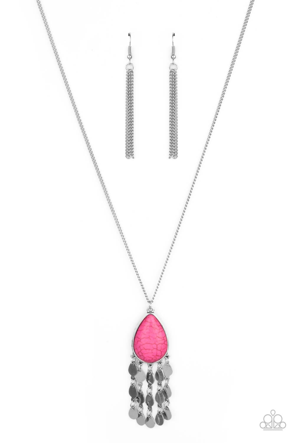 Musically Mojave Pink Necklace