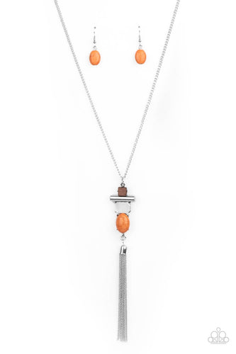 Natural Novice Orange Necklace