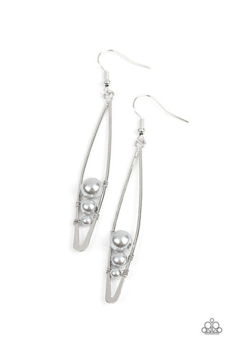 Atlantic Allure Silver Earring