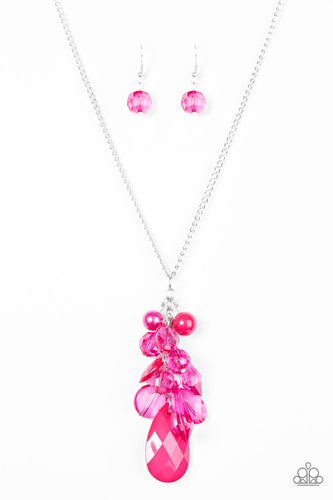 Keepin It Colorful Pink Necklace
