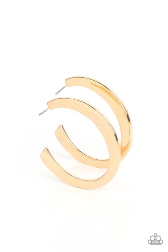 Learning Curve Gold Earring