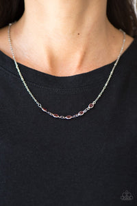 Take Center Stage Red Necklace