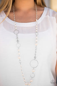 Lady Etiquette White Necklace