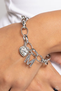Guess Now Its INITIAL White Bracelet - M