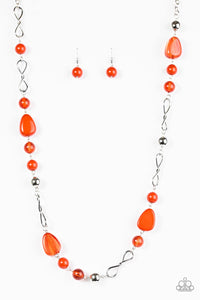 Lost Safari Orange Necklace