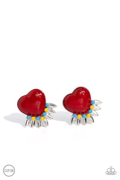 Spring Story Red Earring