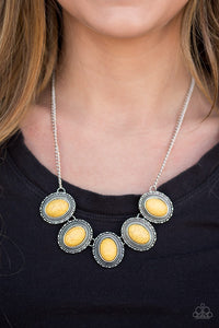 Bet The Ranch Yellow Necklace