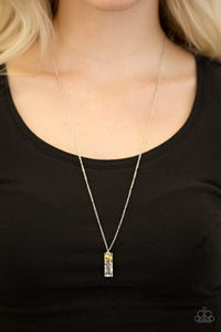 Don't Stop Believing Yellow Necklace