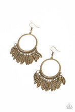 Load image into Gallery viewer, FOWL Tempered Brass Earring