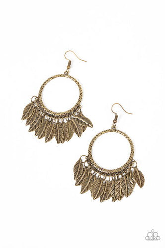 FOWL Tempered Brass Earring