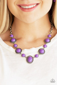 Voyager Vibes Purple Necklace