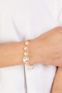 Contemporary Coastline Orange Bracelet